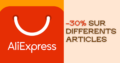 30 % de remise sur différents articles ALIExpress