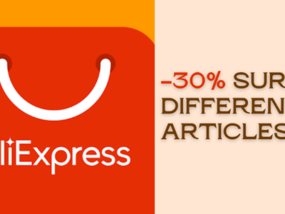 30 % de remise sur différents articles ALIExpress