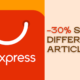 30 % de remise sur différents articles ALIExpress