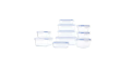 -30% : Lot de 10 boites en verre pour conservation sans BPA