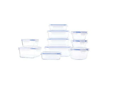 -30% : Lot de 10 boites en verre pour conservation sans BPA