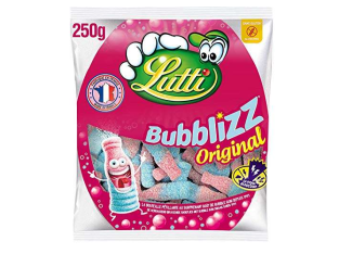 Lutti Bubblizz – Paquet de bonbons – 250 g