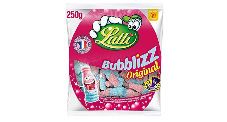 Lutti Bubblizz – Paquet de bonbons – 250 g