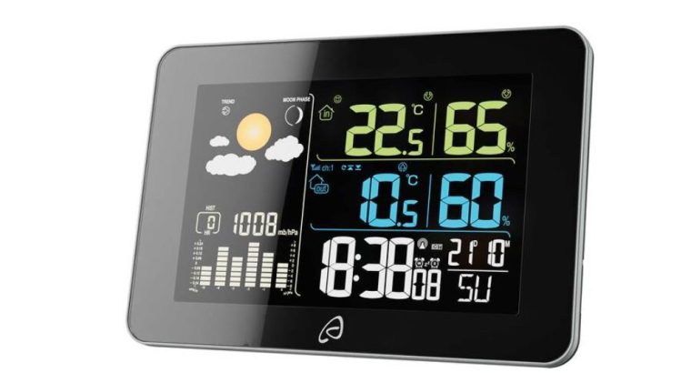 Station météo radioguidée à 13.99 € ☔🌡🌝