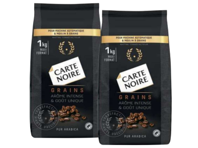 -34% : 2 paquets de café en grains Carte Noire