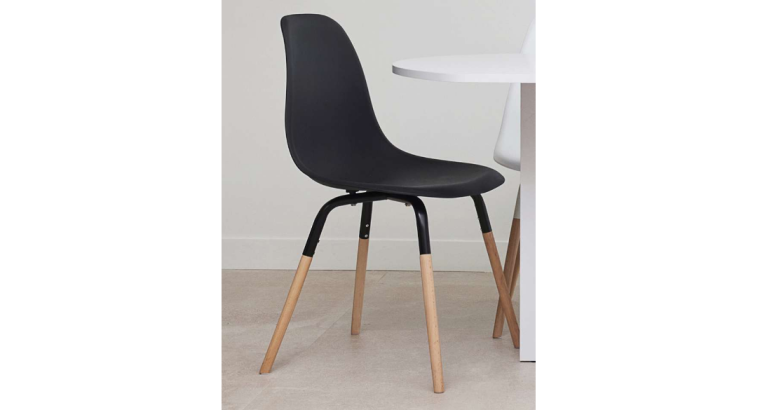 Economisez 32 % : Lot de 4 chaises Linda – Hauteur assise : 45 cm – Dim. : 54x48x85 cm