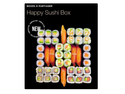 Happy Sushi Box – Plateau de 42 pièces