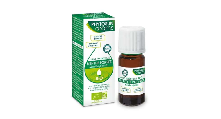 Profitez de 26 % de remise : PHYTOSUN arôms – Huile Essentielle Menthe Poivrée Bio – 10 ml