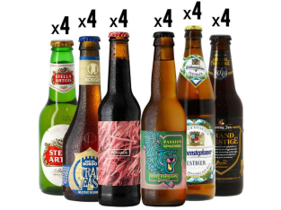 Profitez de 30 % de remise – Méga Pack Europe – 24 bières