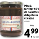 Pâte à tartiner 40 % de noisettes d’Aquitaine et cacao – Lidl