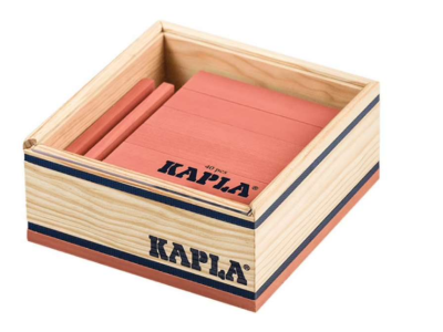 – 50 % : Kapla – Boite de 40 planchettes roses