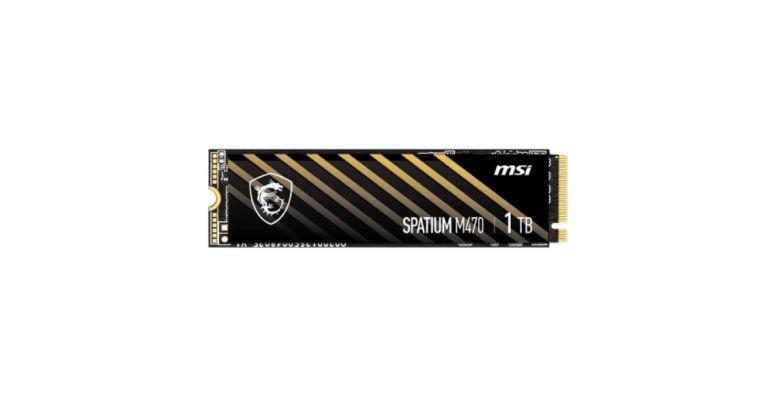 33 % de remise : MSI Spatium 4.0 NVMe M470 SSD interne