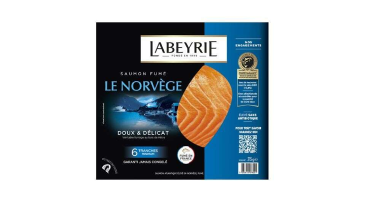 61 % d’économies : Saumon fumé Le Norvège LABEYRIE – 215 g