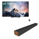 -21 % : LG – TV 48″ OLED48C25 (2022), Smart TV + Barre de son SP2