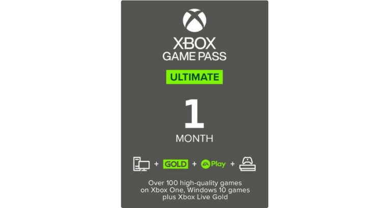 Xbox Game Pass Ultimate – Abonnement 1 mois