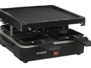 SEVERIN Appareil à raclette 4 personnes RG 2370 – 21 x 21 cm