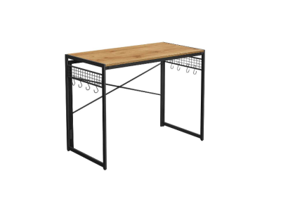 Economisez 38 % : VASAGLE – Bureau pliable LWD042B05, 100 x 50 x 76,5 cm, Charge max. 50 kg