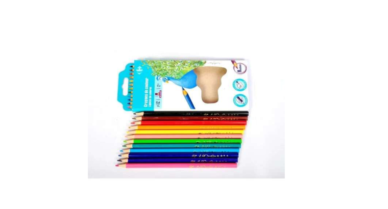 Carrefour – Crayon de couleur x 12