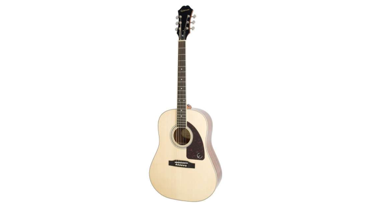 -35 % : Epiphone J-45 Studio Natural – Guitare acoustique à table massive