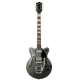 Guitare éléctrique hollow body Gretsch G2655T Streamliner Centerblock Junior Stirling Green