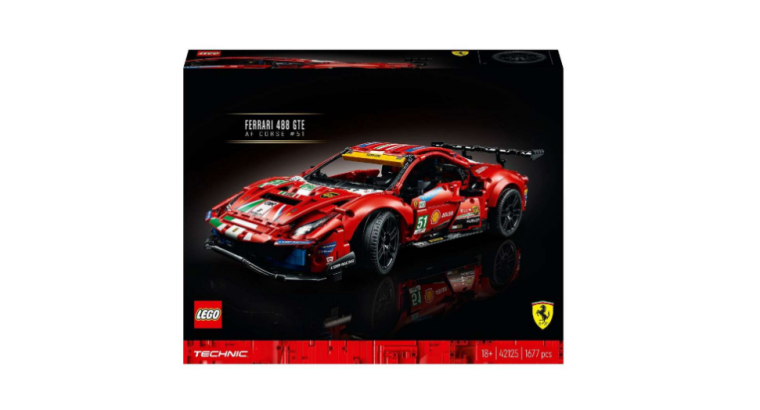 -35 % : Ferrari 488 GTE AF Corse 51 – Jouet Lego Technic (42125)