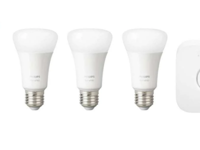 Philips Hue Kit de démarrage : 3 Ampoules connectées + Pont + Variateur