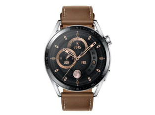 -18 % : Montre connectée Huawei Watch GT3 Classic – marron, 46 mm