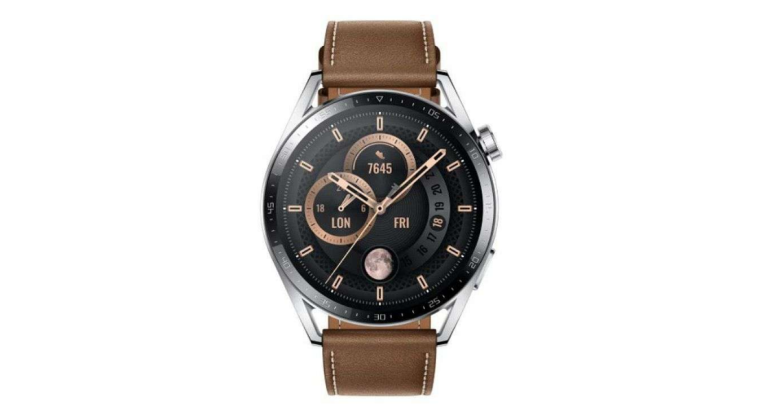 -18 % : Montre connectée Huawei Watch GT3 Classic – marron, 46 mm