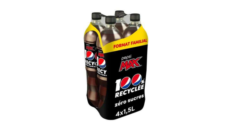 Pepsi ou Pepsi Max – 2 Paquets de 4 bouteilles de boisson gazeuse – 8 x 1.5 L