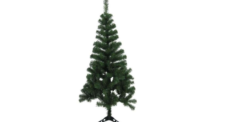 Autour de Minuit Sapin vert Montana – Pied plastique, 150 cm, 280 branches