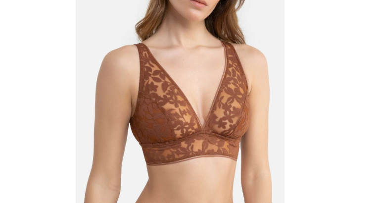 Profitez de 90 % de remise : Barista – Soutien-gorge bralette maille florale