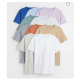 H&M – Lot de 10 T-shirts homme Regular Fit à encolure ronde