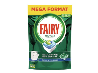 -50 % : Fairy – Paquet de 60 Tablettes Lave Vaisselle