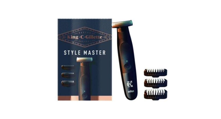 Profitez de -85 % : King C. Gillette Style Master – Tondeuse à barbe sans fil