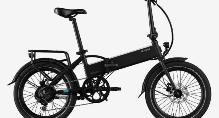 Vélo Électrique Pliant 20″ Smartbike – Legend Monza 14Ah Noir