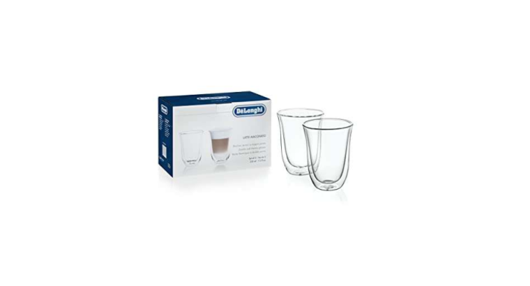 42 % de remise : Delonghi – Lot de 2 verres à café latte isolés à double parois