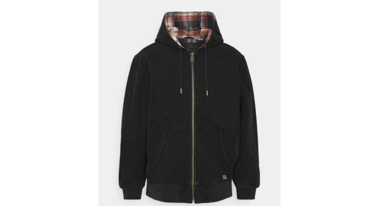 -69 % : Levi’s Grove Hooded Worker Veste légère – Noir