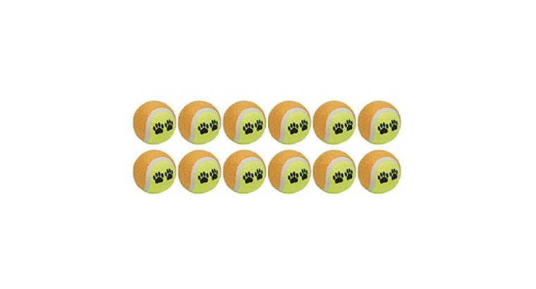 Bénéficiez de 72 % de remise : Lot de 12 Balles de tennis pour animal de compagnie – Amazon Basics