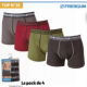 Freegun – Lot de 4 Boxers pour homme