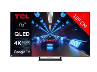 TCL – TV 75″ 75C731 – QLED, 4K, 144 Hz, Google TV, HDR, HDMI 2.1