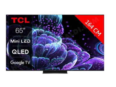 TV MINI-LED 4K TCL 65C831 65″ – 144 Hz, HDR, Dolby Vision IQ, HDMI 2.1