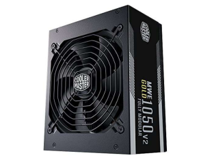 36 % de réduction : Cooler Master Alimentation PC modulaire MWE Gold 1050 V2 – 80 Plus Gold – 1050W