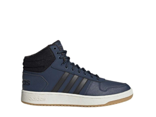 Economisez 57 % : Adidas – Baskets Montantes Hoops 2.0 pour Homme – Bleu Marine