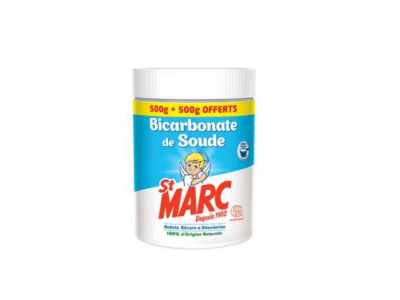 Bicarbonate de soude St Marc – 500 g + 500 g offerts