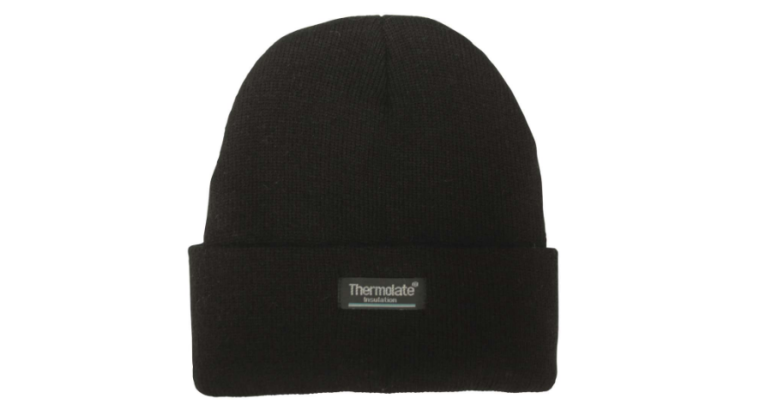 Bonnet Thermolate – Taille unique – Noir