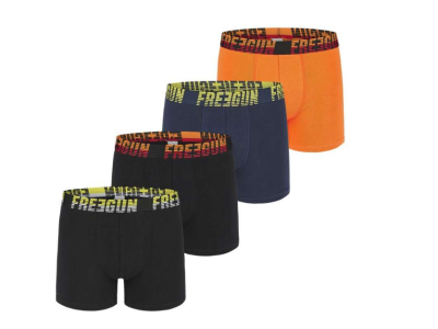 Bénéficiez de 67 % de remise : Freegun – Lot de 4 boxers homme