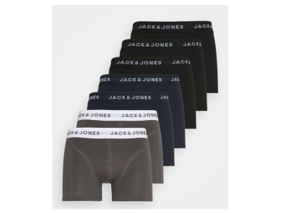 40 % de réduction : Jack &Jones Pack de 7 boxers Jackris Trunks – Noir