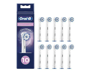 Jusqu’à -45 % : Oral-B Sensitive Clean – Lot de 10 Brossettes de Rechange