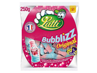 Lutti Bubblizz Paquet de bonbons – 250 g