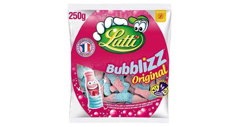 Lutti Bubblizz Paquet de bonbons – 250 g